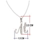 thumbnail image 2 of Collar Gargantilla Letra M Horoz Plata 925 45cm WP1413, 2 of 5