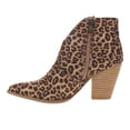 thumbnail image 3 of Corkys Womens Bar Hoppin Leopard Pointed Toe  Ankle Boots, 3 of 5