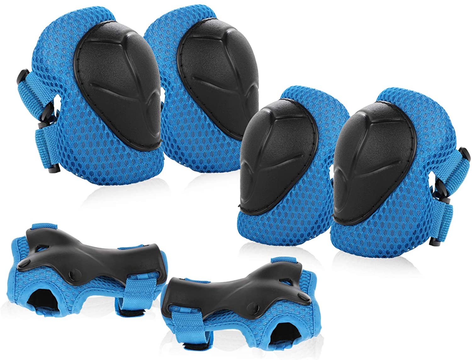 Kneepads Kids, 6 Pieces Kids Knee Pads Set, Knee Pads Kids Protective