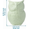 thumbnail image 3 of Comfify Owl Utensil Holder Decorative Ceramic Cookware Crock & Organizer, in Lovely Green Color - Utensil Caddy and Perfect Kitchen Ceramic Decor Gift - 5” x 7” x 4” Size, 3 of 9