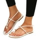 thumbnail image 3 of MKLEKYY Sandalias Planas Informales de Tiras para Mujer para Playa: Chanclas Cómodas para El Verano, 3 of 5