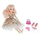thumbnail image 3 of Muñeca articulada, de , pelucas, , calcetines, accesorios, completo, 36 cm, princesa, bricolaje, , juguete de maquillaje F, 3 of 9