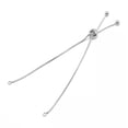 thumbnail image 2 of U8MO 20x 304 Stainless steel Chain Slider Bracelet Makings Stainless Steel Color, 2 of 2
