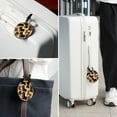 thumbnail image 6 of Dachshund Set of 2pcs PU Leather Round Suitcase Tags with Privacy Cover and Name ID Tag - Ideal for Travel Luggage, Handbags, Backpacks, School Bags, 6 of 6