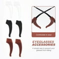 thumbnail image 2 of Pungan Glasses Strap Comfortable Anti-Slip Ear Hook for Men's Glasses,1.46"X0.51"X0.16", 2 of 11
