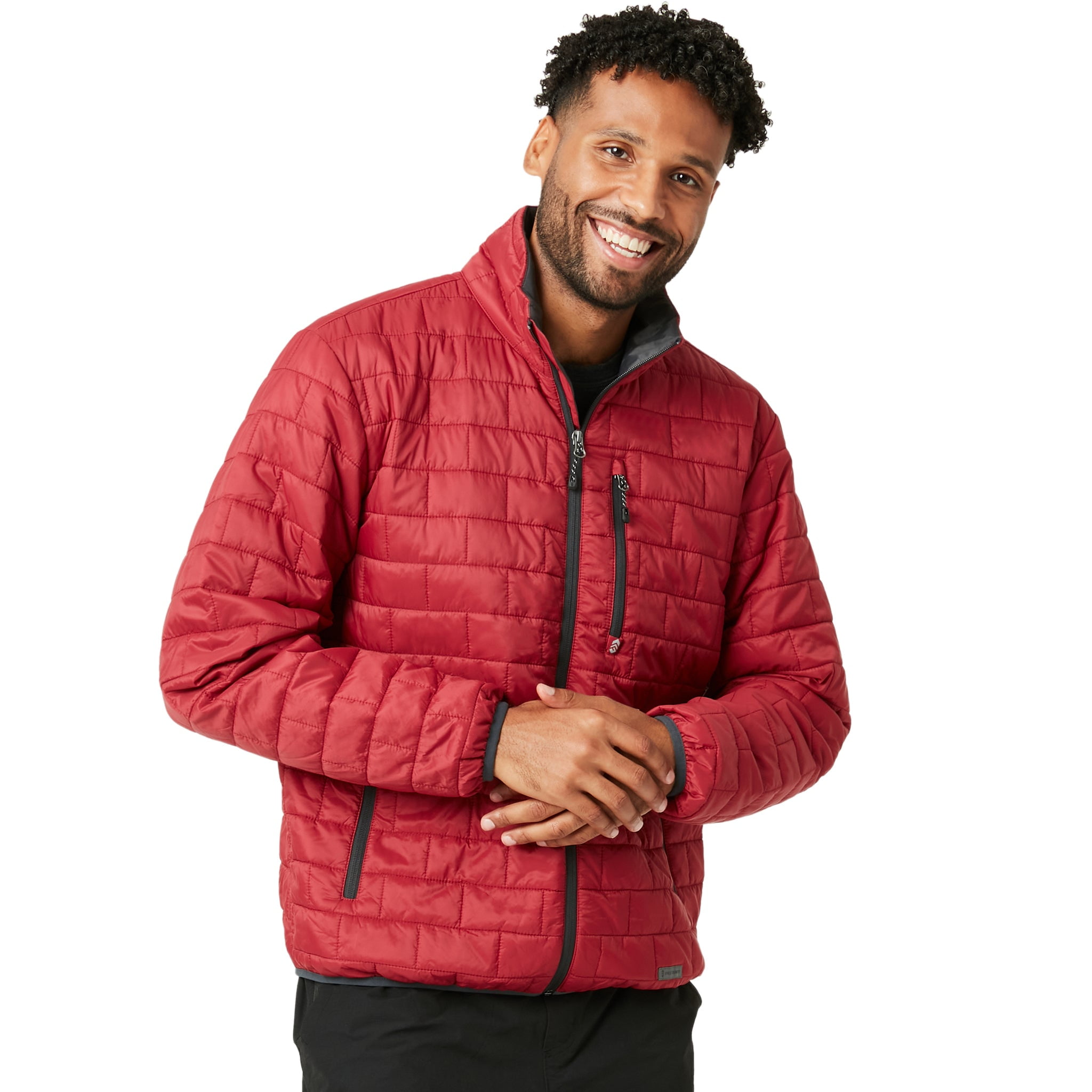 Breakthrough Puffer Jacket Etched Red 