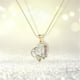 thumbnail image 4 of Collar para mujer, joyería para mujer, collar con colgante de cristal en forma de corazón, joyería para el Día de la Madre, anillo para mamá., 4 of 4
