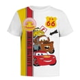 thumbnail image 4 of Camiseta Disney Cars Lightning McQueen Pixar para niños, paquete de 3, 4 of 4