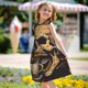 thumbnail image 5 of Balery Grim Coffee Skull Camisón de princesa para niñas, pijama de algodón con mangas abullonadas, suave y bonito.-X-Large, 5 of 6
