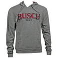 thumbnail image 2 of Busch Men's Grey Flannel Logo Hoodie-Large, 2 of 2