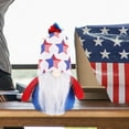 WalGRHFR Independence Day Decoration No Face Doll Ornament With Striped
