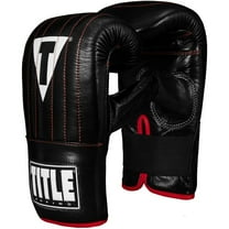 Title Boxing Professional Old School Leather Bag Gloves 3.0 - Regular - Black