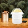 thumbnail image 3 of Miangastore 5pcs Plastic Cups with Dome Lids Ice Cream Cups Snack Bowl Popcorn Container with Handle, 3 of 8