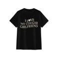 thumbnail image 3 of I Love My Cougar Girlfriend Shirt, Boyfriend Gift, I Love My Girlfriend Tee, I Heart My Cougar Shirt, Valentines Gift, for men, for woman Casual Cotton Classic, 3 of 6