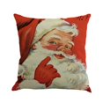 thumbnail image 3 of Leftwind Christmas Santa Merry Christmas Linen Leaning Pillow Pillow Set A4, 3 of 5