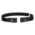 thumbnail image 2 of Helii Men's Comfort Adjustable No Buckle Elastic Belt Hook Loop Fastener Stretch Belt for Jeans Khaki Pants, 2 of 5