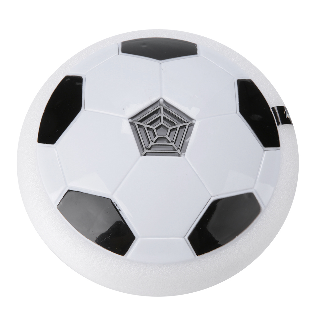 YAHHU Plastic Floating Soccer Ball LED Light Hover Football Toy for Kids Child Indoor Outdoor Sports Equipment Game Play Set Training Goal Safe Foam Bumper