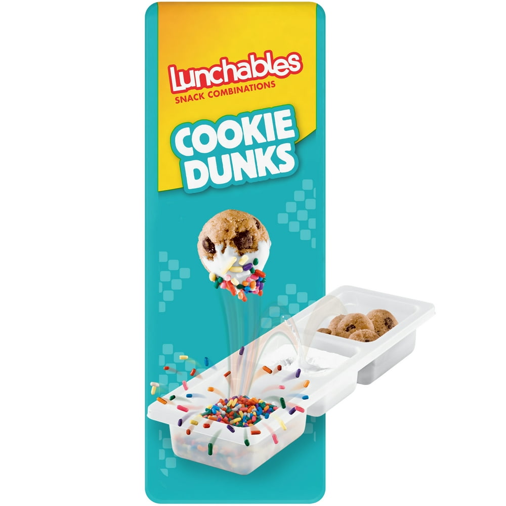 Lunchables Cookie Dunks Snack Pack with Mini Chocolate Chip Cookies