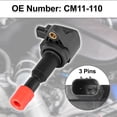 thumbnail image 3 of 4pcs Ignition Coil Engine Ignition Coil Replacement for Honda Fit 2007-2008 CM11-110, 3 of 7