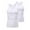 White, variant on CYiJun George Men's Ribbed Tank Tops, 2-Pack
