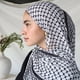 thumbnail image 3 of Guardurnaity Pañuelo palestino de gasa de poliéster, suave hijab, bandana para ocasiones especiales elegantes, pañuelo árabe, no solo para la Accesorio para el cabello dos 70*180, 3 of 6