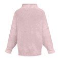 thumbnail image 5 of Turilly womens sweaters under $10 Women's Casual Solid Knitted Tops Long Sleeves Pullover Sweater, 5 of 5