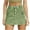 Green, variant on purcolt Women's Cargo Denim Skirt Mini Skirt Casual Slim Fit High Waist Stretchy Jean Skirt with Pockets