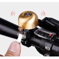 thumbnail image 5 of Timbre de bicicleta de latón clásico dorado con sonido fuerte y agradable, accesorio de bicicleta para niños y adultos, 5 of 5