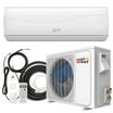Costway 12000 BTU Mini Split AC & Heater, 20 SEER2, 115 V Wall-Mounted ...