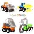 thumbnail image 3 of Yeonha Toys Pull Back Vehicles, 12 Pack Mini Assorted Construction Vehicles and Race Car Toy, Vehicles Truck Mini Car Toy for Kids Toddlers Boys Child, Pull Back and Go Car Toy Play Set, 3 of 5