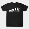 thumbnail image 1 of Evolution Butcher Butchery Meatman Funny Meat Processing N1631 Unisex T-Shirt, S-5XL, 1 of 4