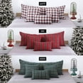 thumbnail image 4 of Green Tartan Plaid Throw Pillow Covers 18x18 Set of 2 Green Christmas Plaid Outdoor Pillows Traditional Christmas Decor for Living Room Couch Sofa, 4 of 6