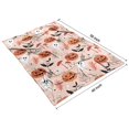 thumbnail image 4 of Halloween Cute Icons on Pink Pattern Blanket,Comfortable Soft Lamb Wool Throw Blanket,All Season,Warm Lightweight Blankets for Sofa Bed Couch Living Room Chair,40"x50", 4 of 4