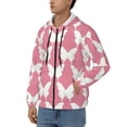 thumbnail image 3 of Goofa Butterfly 2 Pattern Mens Full-zip Hoodie, Zip-up Pullover Hooded Sweatshirt, Kangaroo Pocket Hoodie Ideal for Daily Wear, Travel, and Home-Small, 3 of 5