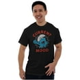 thumbnail image 4 of Sleepy Smurf Current Mood Tired Lazy Men's Graphic T Shirt Tees Brisco Brands S, 4 of 4