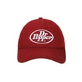 thumbnail image 2 of Dr Pepper Adult Red Embroidered Front Art Logo Hat, 2 of 7