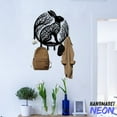 thumbnail image 4 of Handmadetneonsign Rabbit Coat Rack Wall Hanger, Rabbit Metal Wall Hooks, Rabbit Keys Holder Home Decor 74730, 4 of 5
