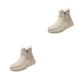 thumbnail image 1 of Qarigey Estilo de invierno con estas botas de nieve a media pantorrilla para mujer Botas de nieve con cremallera lateral y punta redonda para Type6 NO6, 1 of 1