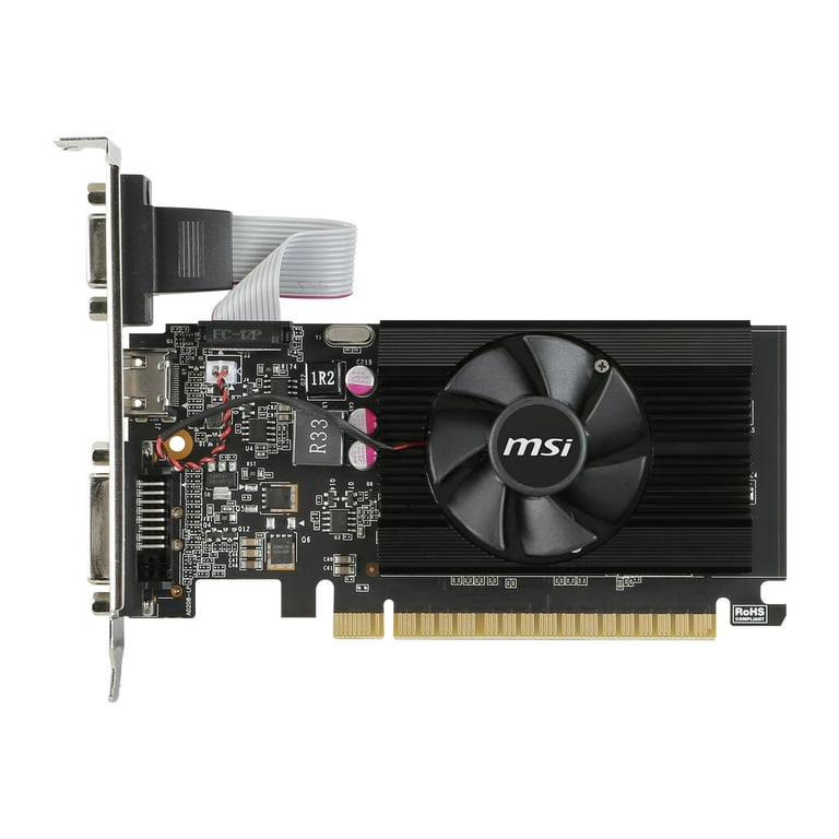 MSI NVIDIA GeForce GT 720 Graphic Card, 1 GB DDR3 SDRAM, Low-profile 
