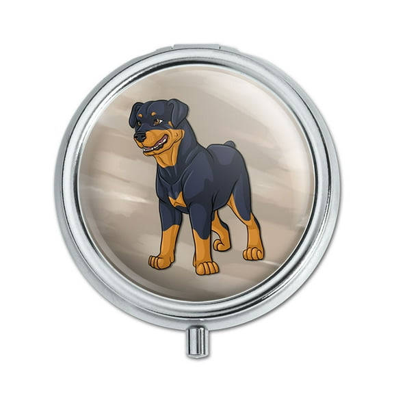 Rottweiler Dog Pet Pill Box