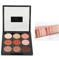 thumbnail image 4 of Sala de ojos 9 Color Paleta de Sombras de ojos mate Matte Color de la Tierra Color Naranja High Saturaciónón Paleta de Sombras de Ojos de Maquillaje Portátil, 4 of 7