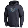 thumbnail image 2 of Men's Navy Oklahoma City Thunder Static Logo Pullover Hoodie, 2 of 3