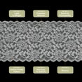 thumbnail image 4 of Uxcell 7 Inch Wide 5 Yard Lace Ribbon Floral Pattern Light White Lace Trim Ribbon for Sewing Making, and DIY Crafts, 4 of 5