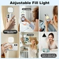 thumbnail image 3 of Yippzo Magnetic Selfie Ring Light with Mirror, Folding LED Phone Fill Light - 4 Modes 5 Dimming Levels, Perfect for Selfies/Vlog/Live Streaming/Video Recording/Makeup, 3 of 11