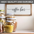 thumbnail image 5 of Coffee Bar Sign Decor 8x17 Inch, Coffee Sign, Coffee Decor for Coffee Bar Accessories, Coffee Table Decor, Coffee Wall Sign, Coffee Bar Sign White, Coffee Bar Decor Farmhouse Sign Bar Decor, 5 of 5