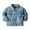 Blue, variant on Godderr Kids Baby Jean Jacket for Toddler Boy Girl Denim Jacket for 3m-6t Long-Sleeved Lapel Hole Fashion Denim Long-Sleeved Jacket Tops