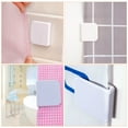 thumbnail image 4 of FENGGUIQU White Shower Curtain Clips Adhesive Splashproof Guard for Bathroom, Kitchen, Gardening and Home Use, 4 of 6