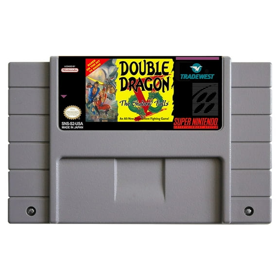 SNES Games Cartridge Double Dragon V - The Shadow Falls