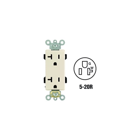 Leviton Decora Plus Duplex Outlet - Pack of 12