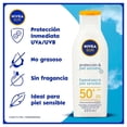 thumbnail image 2 of Protector solar corporal NIVEA SUN Protect & Sensitive resistente al agua con fps 50+ 200 ml, 2 of 4